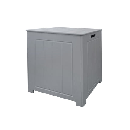 Bathroom Storage Slimline Toilet Cabinet Laundry Tidy Box Wooden - Grey