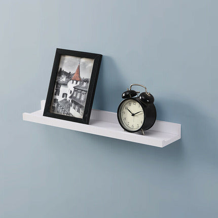 Set of 2 Floating Wall Mounted Shelf 48cm - White