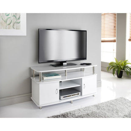 2 Door TV Unit - White