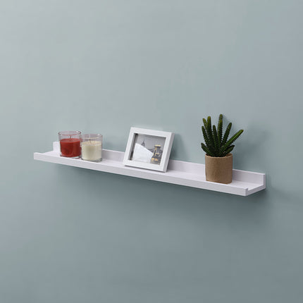 80cm Wide Photo Shelf - WHITE