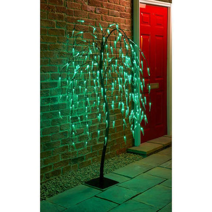 70cm Solar Bush Tree With Dual Functions Garden Decoration White LED Light