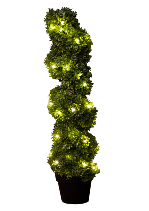 Artificial Trees Outdoors Front Door Plants 90cm Topiary Spiral
