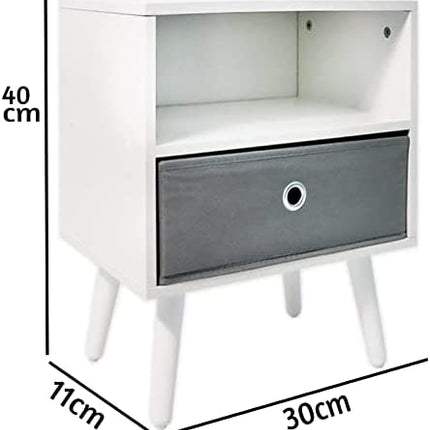 2 Cube Storage Bookcase and Shelving Units - White