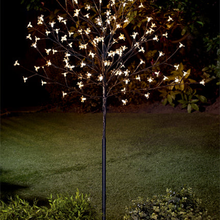 1.8m Cherry Blossom Tree 352 Warm White LED Outdoor/Indoor Christmas Decorations Tree
