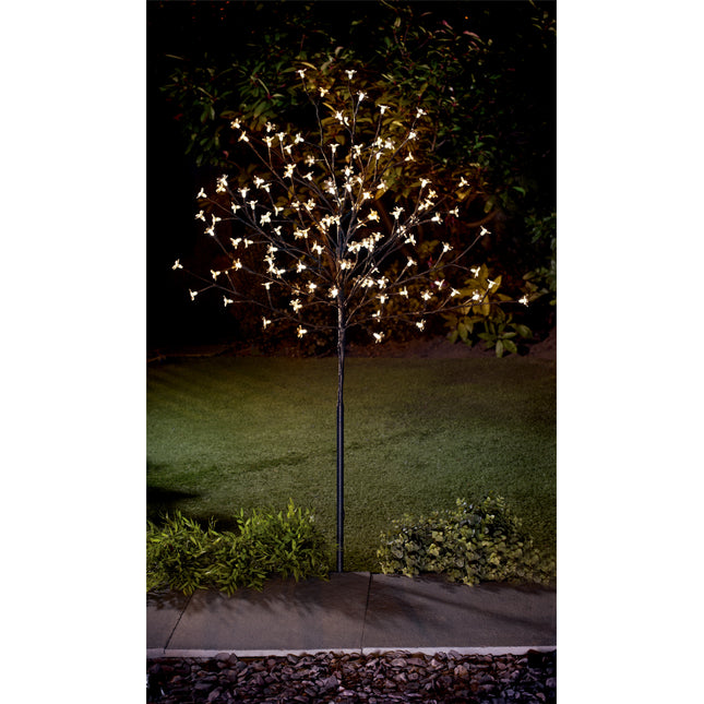 1.8m Cherry Blossom Tree 352 Warm White LED Outdoor/Indoor Christmas Decorations Tree