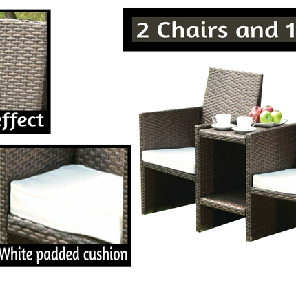 Rattan Garden Furniture Sets Bistro Table and Chairs Set 2