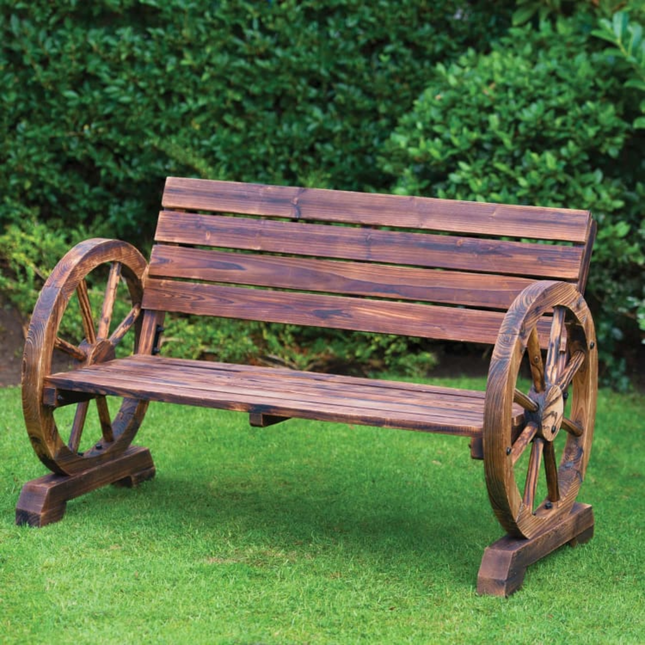 2 Seater Garden Benches Outdoor Seating Wooden Bench