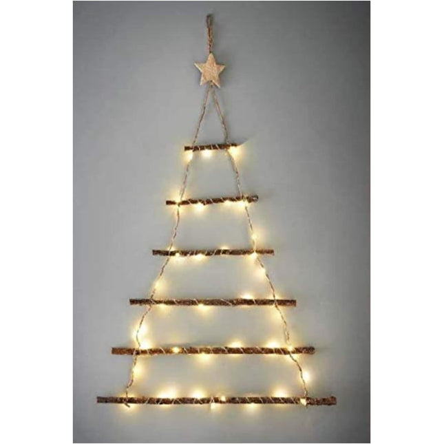 40 LED Christmas Decorations Lights Twig Wall Tree - Warm White