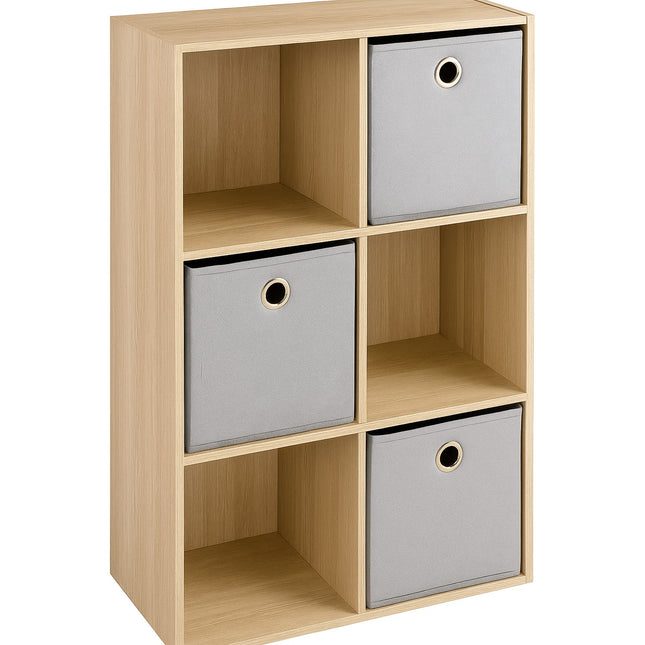 6 Cubes with 3 Baskets Unit