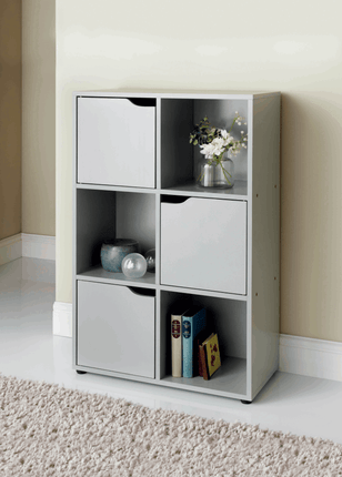 6 Cube Storage Bookcases and Shelving Units - Oak