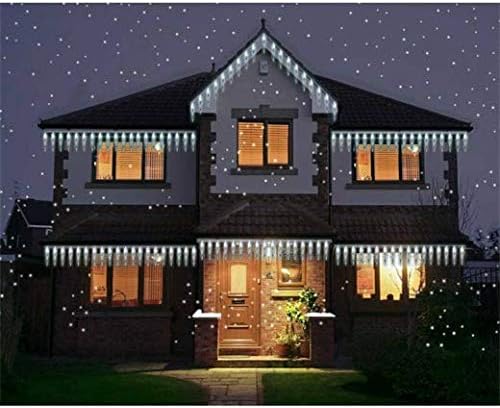 720 LED 8 Functions Xmas Icicle Outdoor Christmas Lights Cool White Colour
