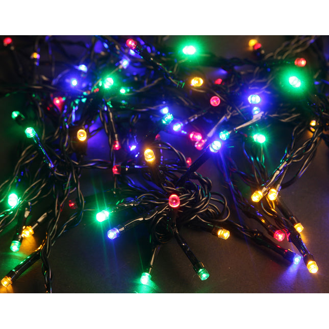 800 LED 8 Functions Icicle Outdoor Christmas Lights Mutli color