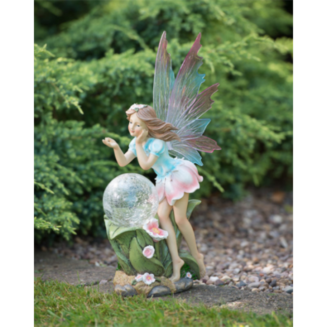 Fairy Garden Ornaments Outdoor Solar Powered LED