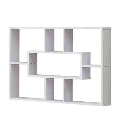 Floating Shelves for Bedroom Multi Compartment - White