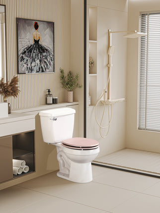 Stylish & Durable 18" MDF Glitter Coating Toilet Seat Bathroom Essential