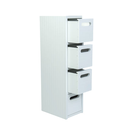 Bathroom 4 Drawer Fully Assembled Cabinet