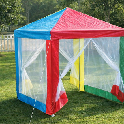Rainbow Kids Gazebo Outdoor Garden Tents Colorful Design
