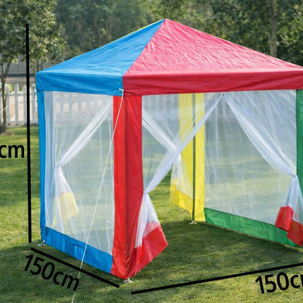 Rainbow Kids Gazebo Outdoor Garden Tents Colorful Design