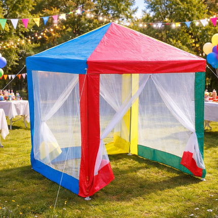 Rainbow Kids Gazebo Outdoor Garden Tents Colorful Design