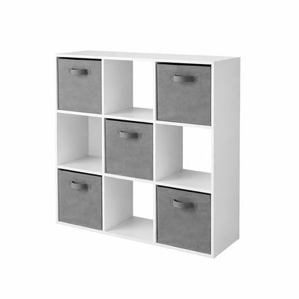 9 Cube 5 Basket White