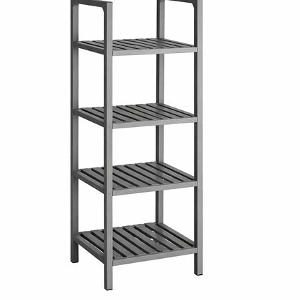 4 Tier Shelf Unit - Grey