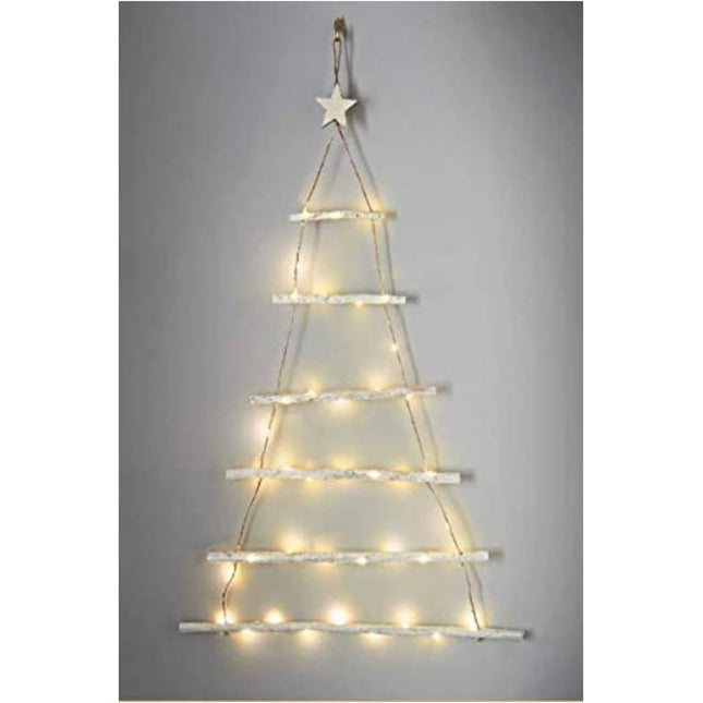40 LED Christmas Decorations Lights Twig Wall Tree - Warm White
