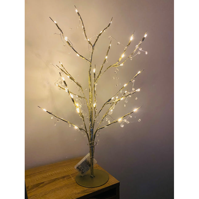 48 LED Twig Tree With Lights Christmas Decorations - Warm White