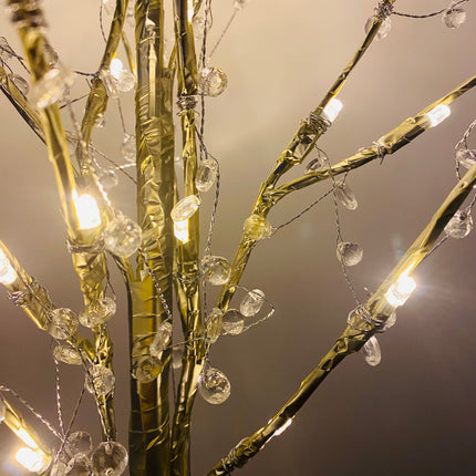48 LED Twig Tree With Lights Christmas Decorations - Warm White
