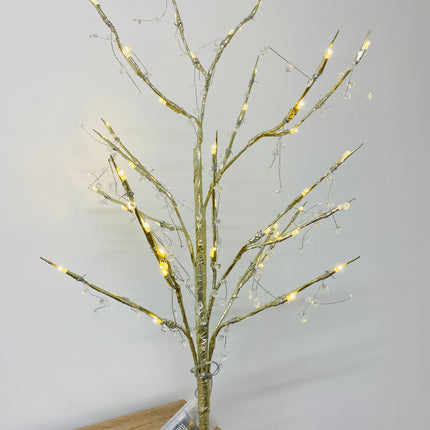 48 LED Twig Tree With Lights Christmas Decorations - Warm White