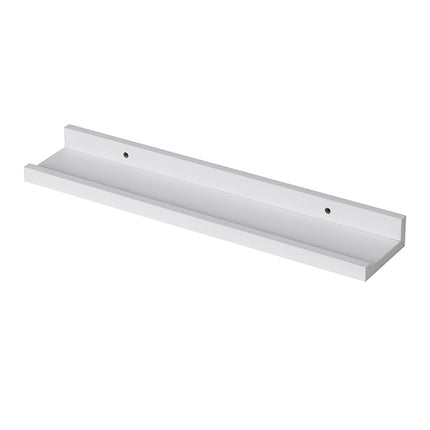 Set of 2 Floating Wall Mounted Shelf 48cm - White