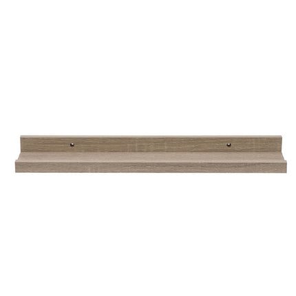 Set of 2 Floating Wall Mounted Shelf 48cm - Oak