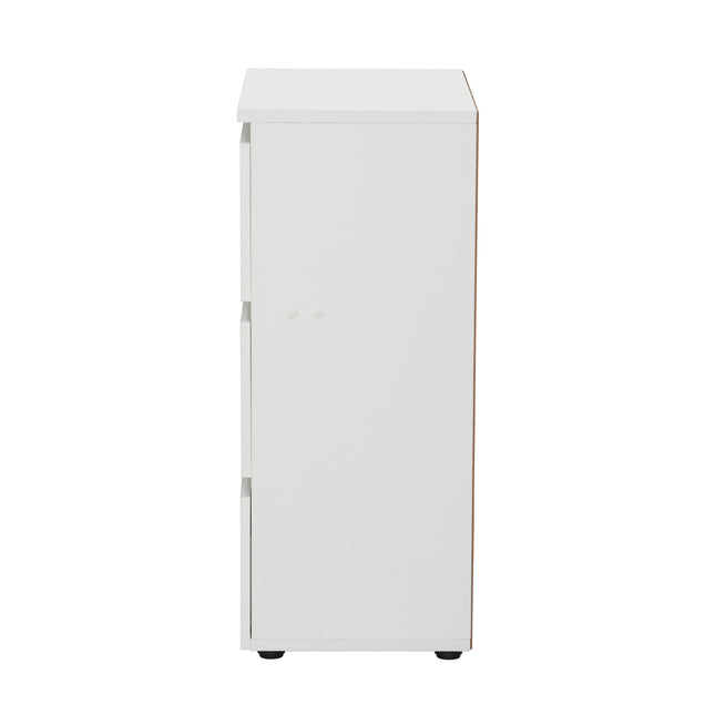 3 Drawer Bedside Cabinet Small Chest of Drawers - White