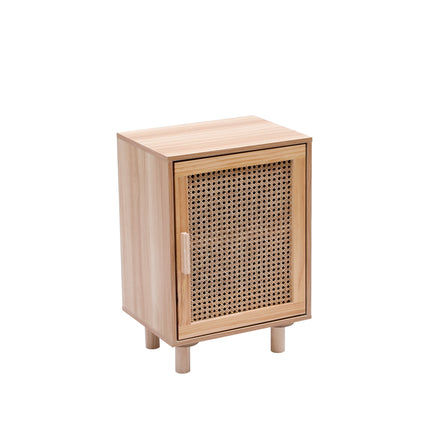 1 Door Bedside Cabinet - Natural