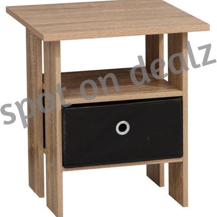 1 Drawer Small Bedside Table-S76