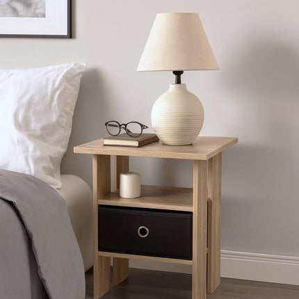 1 Drawer Small Bedside Table-S76