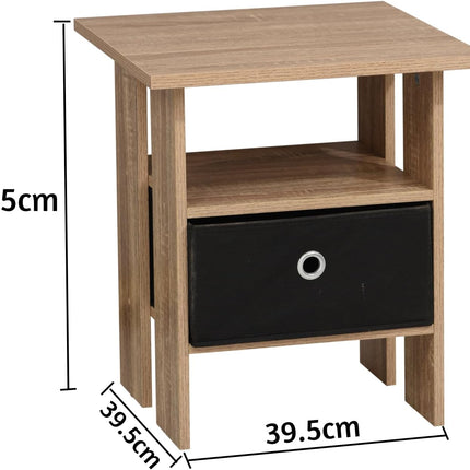 1 Drawer Small Bedside Table-S76