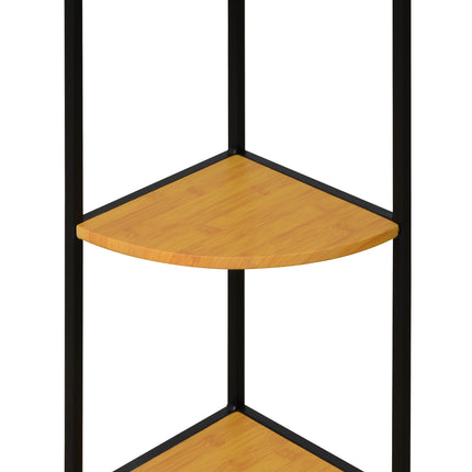 spot on dealz Corner Shelf 3-Tier Storage Shelves Small Bookshelf Corner Storage Unit Space-Saving Shelf Home Organization Display Shelves Compact Bookshelf Corner Shelving Unit Decorative