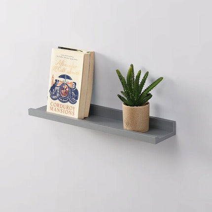 Set of 2 Floating Wall Mounted Shelf 48cm - Grey