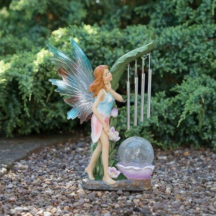 Fairy Garden Ornaments Outdoor Fairies Wind Chime