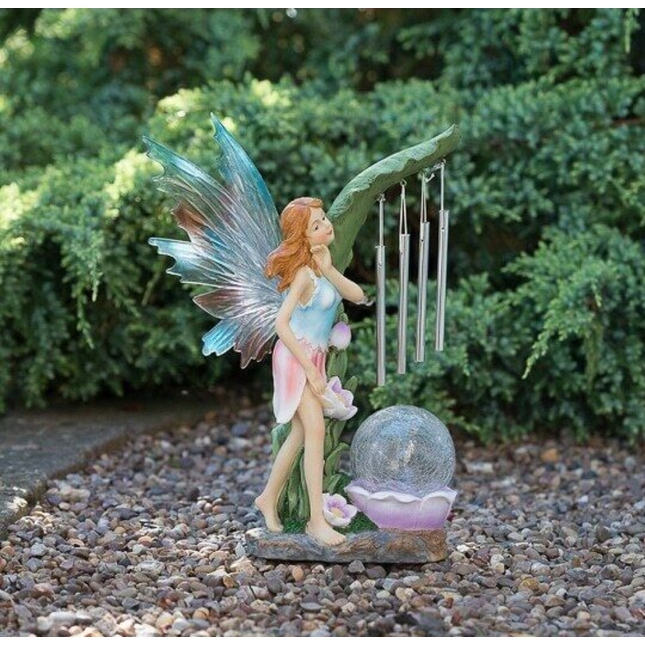 Fairy Garden Ornaments Outdoor Fairies Wind Chime