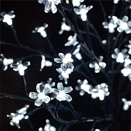 1.8m Cherry Blossom Tree 352 White LED Outdoor/Indoor Christmas Decorations Tree