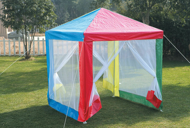 Rainbow Kids Gazebo Outdoor Garden Tents Colorful Design
