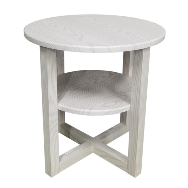 Small Side Table Living Room Coffee Occasional Tables - White