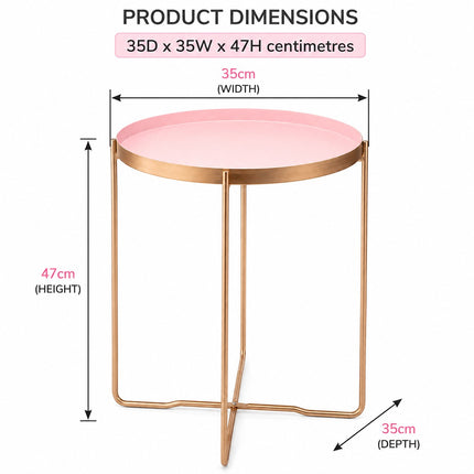 Side End Tray Table Living Room Bedroom Furniture Accent Table