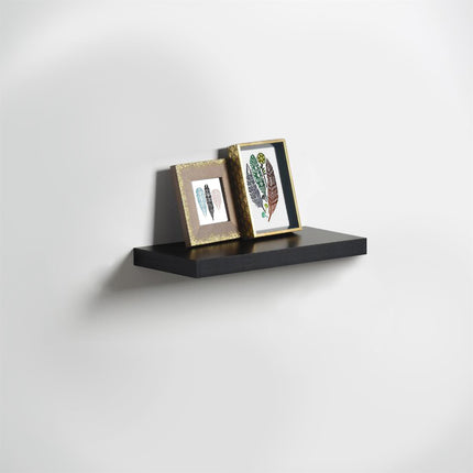 High Gloss Wall Floating Shelf-40CM BLACK