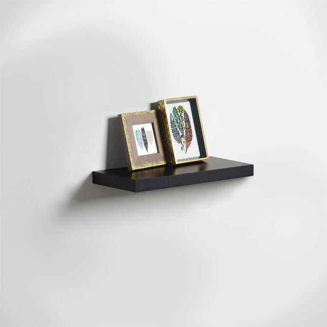 High Gloss Wall Floating Shelf-40CM BLACK