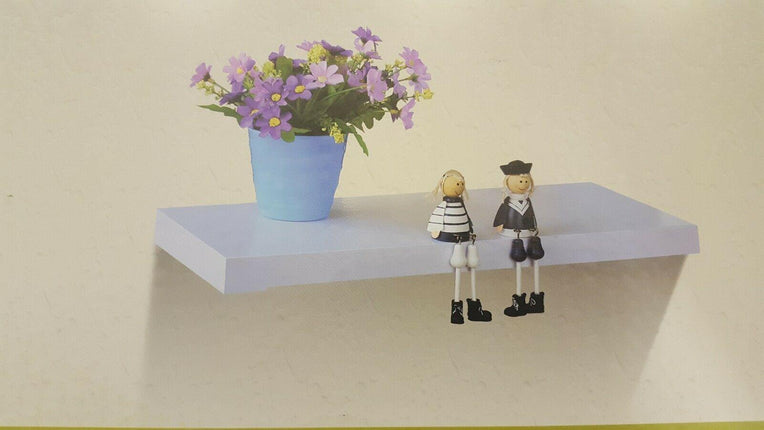 High Gloss Wall Floating Shelf-60CM WHITE