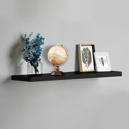 High Gloss Wall Floating Shelf-110cm Black