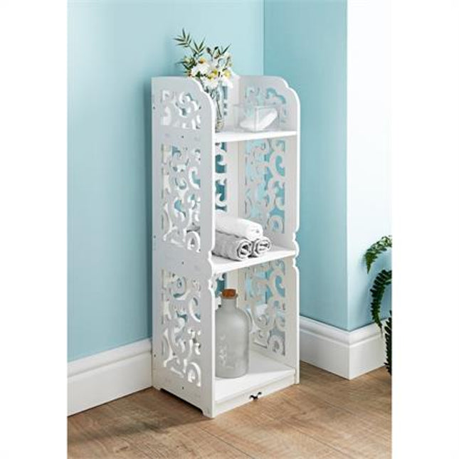 Camille 3 Tier Shelving Unit Storage Display Rack Organiser