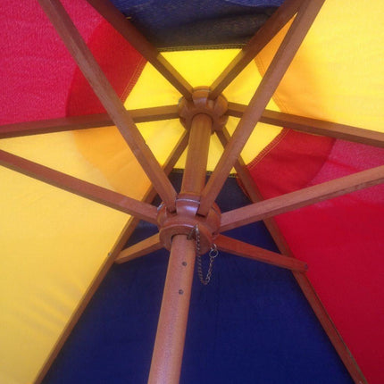 Kids Multicoloured Garden Parasol Sun Shade Patio Bench Umbrella